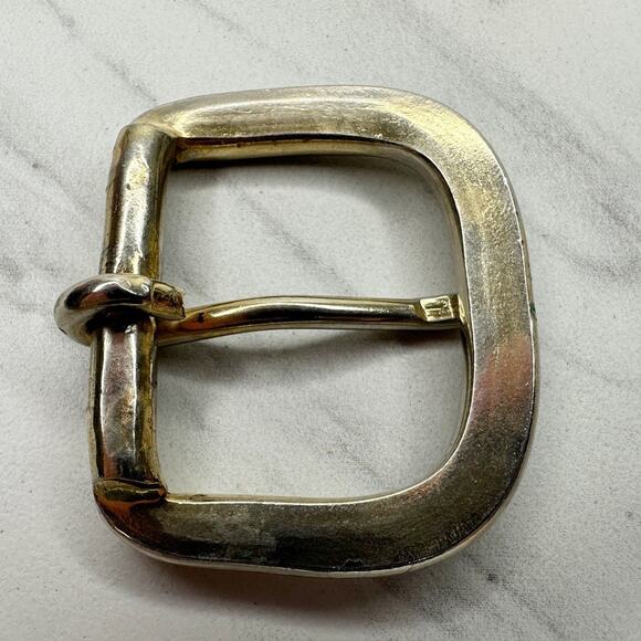 Silver Gold Tone Rounded Simple Belt Buckle Basic Classic ✨ - Picture 2 of 11